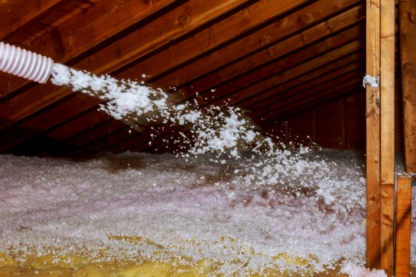 Blown Insulation Installation in Crown Point
