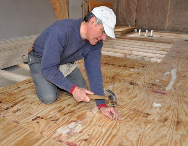 Plywood Subfloor Repair in Crown Point